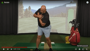 Arlen Bento Jr. Golf Lessons Stuart Florida Rotation Drill